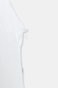 POPLIN HALTER DRESS