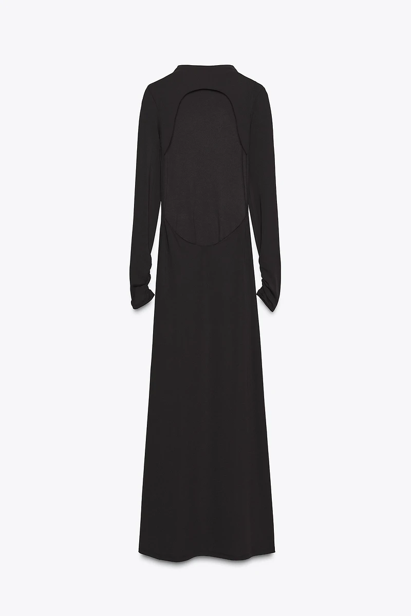 ROBE CRÊPE DOS NU