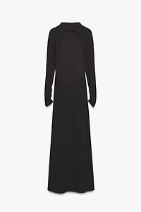 ROBE CRÊPE DOS NU