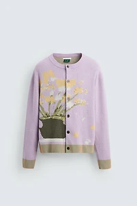 FLORAL JACQUARD CARDIGAN © OTIS KWAME KYE QUAICOE
