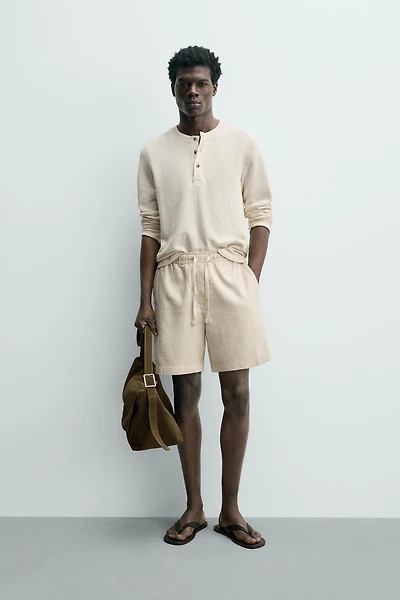 SHORT REGULAR FIT STRUCTURÉ