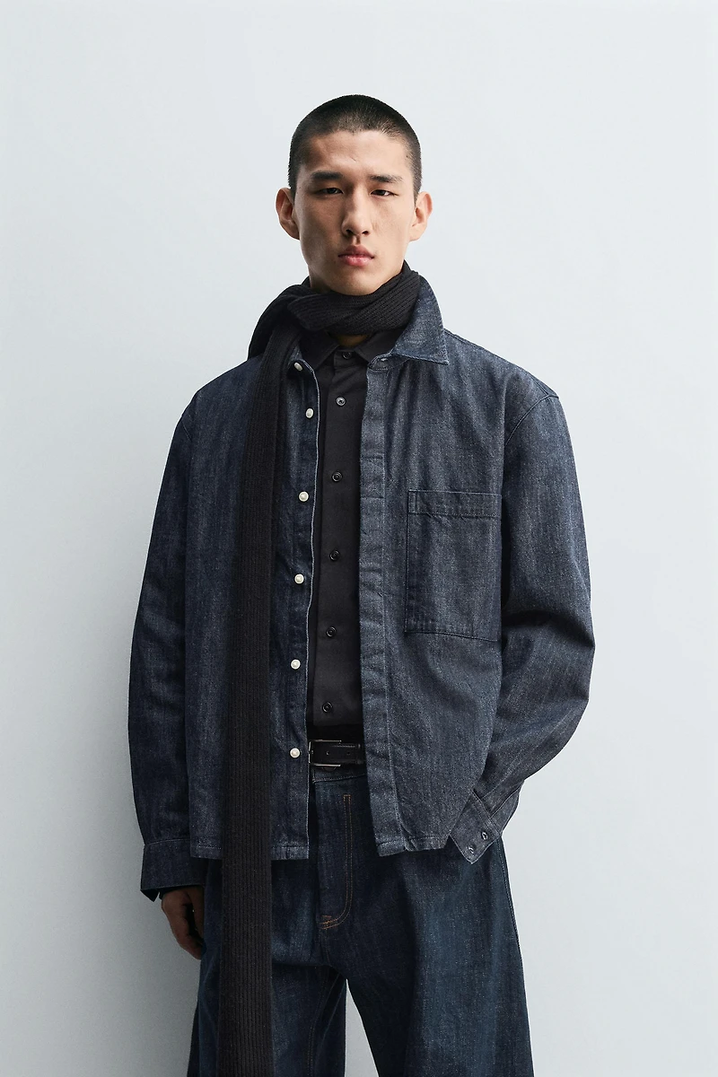 RELAXED FIT DENIM SHIRT