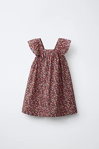 FLORAL PRINT DRESS MADE WITH LIBERTY FABRIC