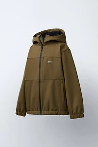 HOODED TECHNICAL JACKET