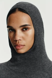 HOODIE KNIT MINI DRESS
