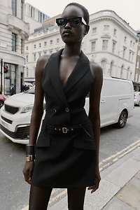 MINI BLAZER EFFECT DRESS