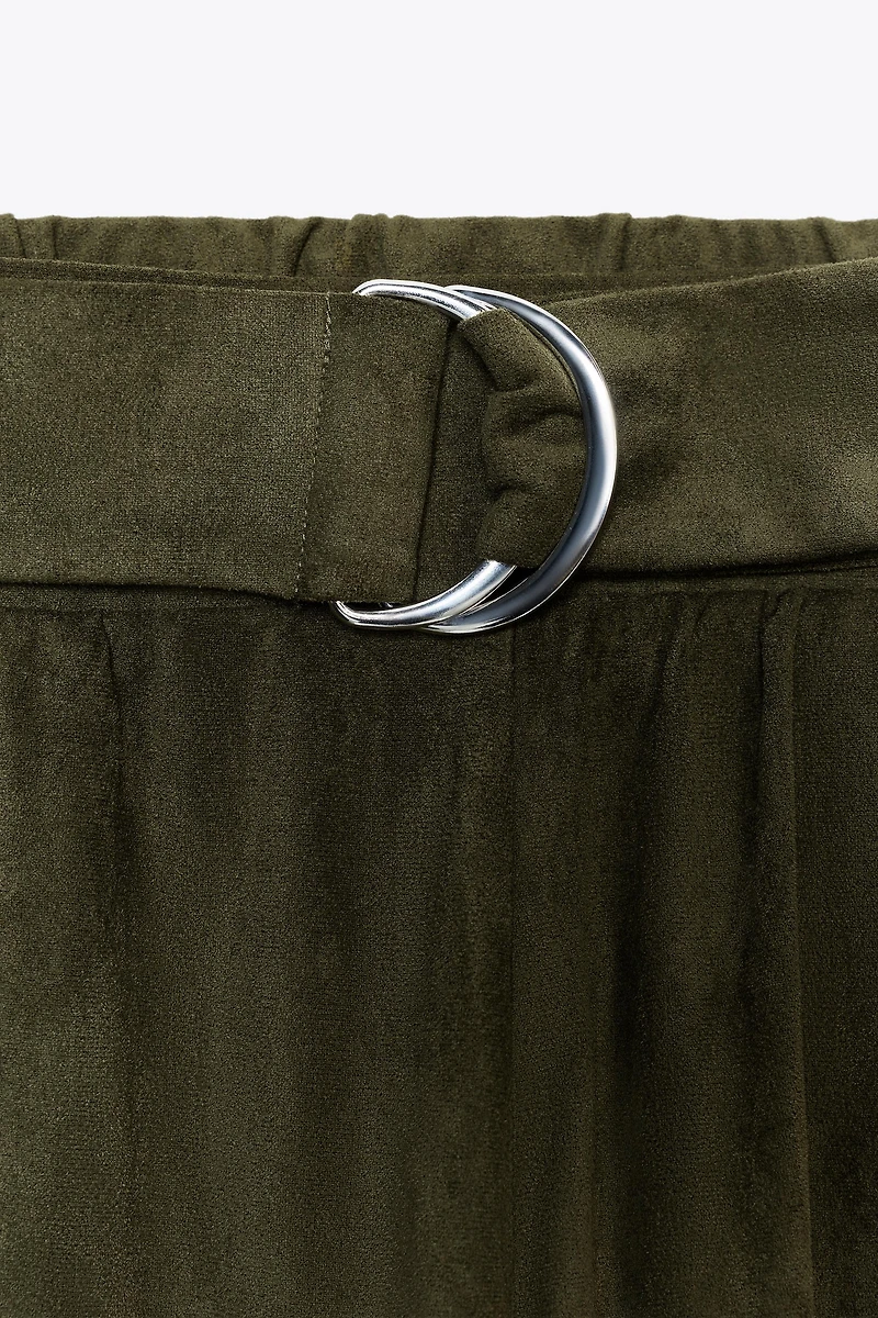 PANTALON BALLON EFFET DAIM