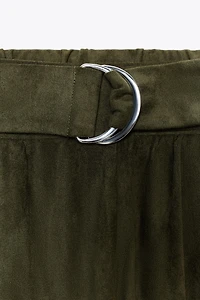 PANTALON BALLON EFFET DAIM
