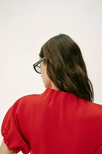 RUCHED KNIT TOP