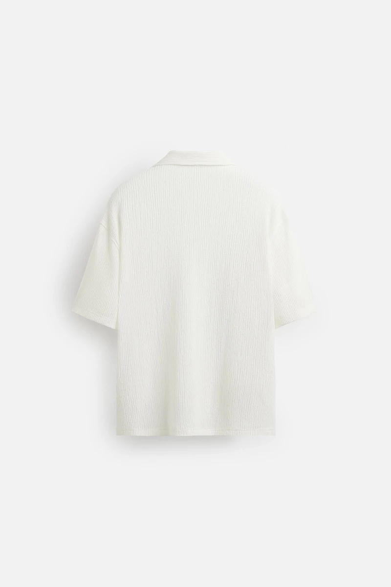 CHEMISE STRUCTURÉE EFFET FROISSÉ