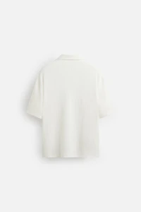 CHEMISE STRUCTURÉE EFFET FROISSÉ