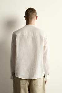 CHEMISE COUPE DÉCONTRACTÉE 100% LIN