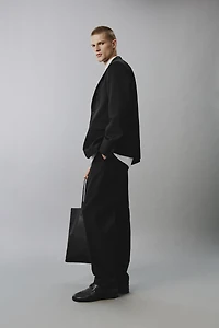 100% WOOL SUIT PANTS