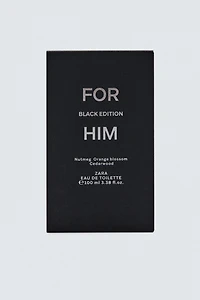 FOR HIM BLACK EDITION EDT 100 ML (3.4 FL. OZ)