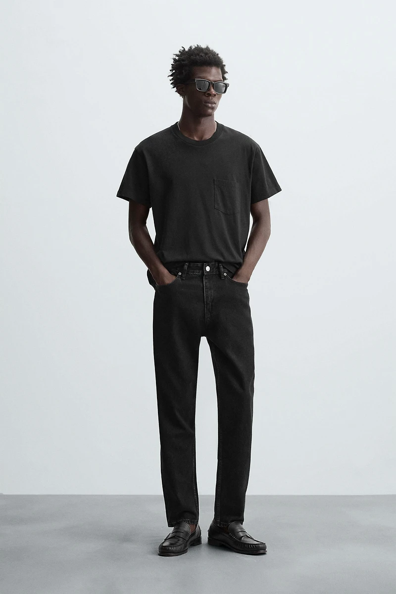 SLIM TAPERED FIT JEANS