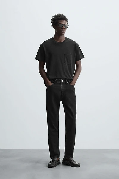SLIM TAPERED FIT JEANS
