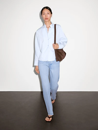 100% cotton poplin shirt