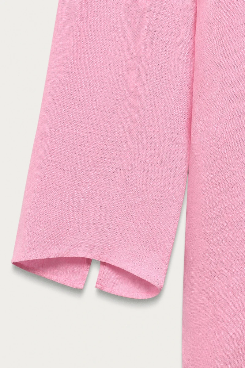 MARISA BERENSON X ZARA 100% LINEN TUNIC DRESS