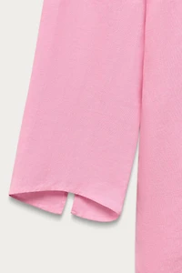 MARISA BERENSON X ZARA 100% LINEN TUNIC DRESS