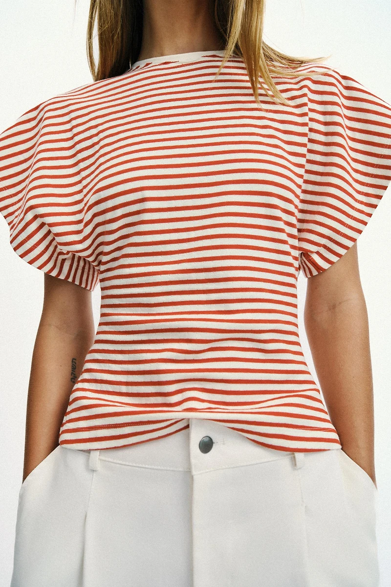 SLIM FIT STRIPED T-SHIRT
