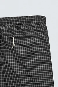 PLAID LONG SWIMSUIT