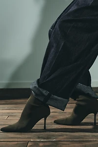 FABRIC ANKLE BOOT