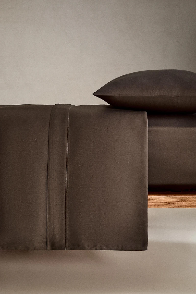 DRAP DE DESSUS SATIN FESTON (300 FILS)