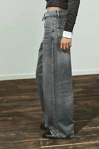 TRF MID-RISE FOLDED WAIST JEANS