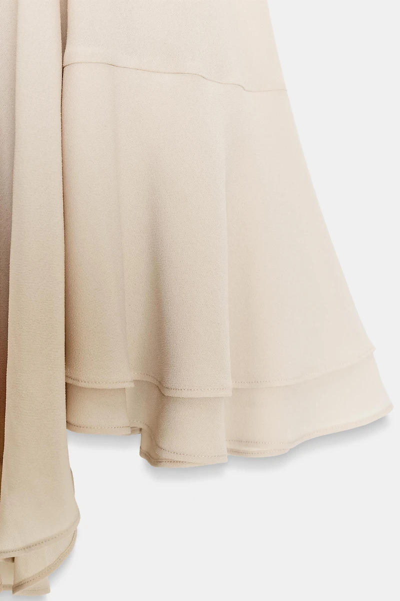 TOP CAPE EN CRÊPE GEORGETTE