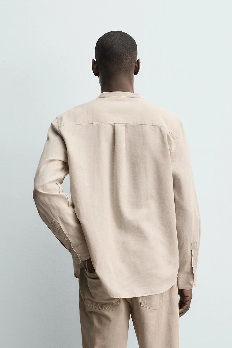 CHEMISE RELAXED FIT LIN - COTON