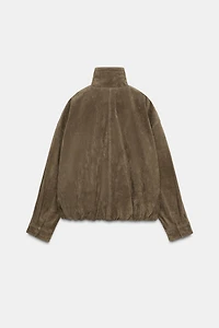 100% SUEDE VOLUME JACKET