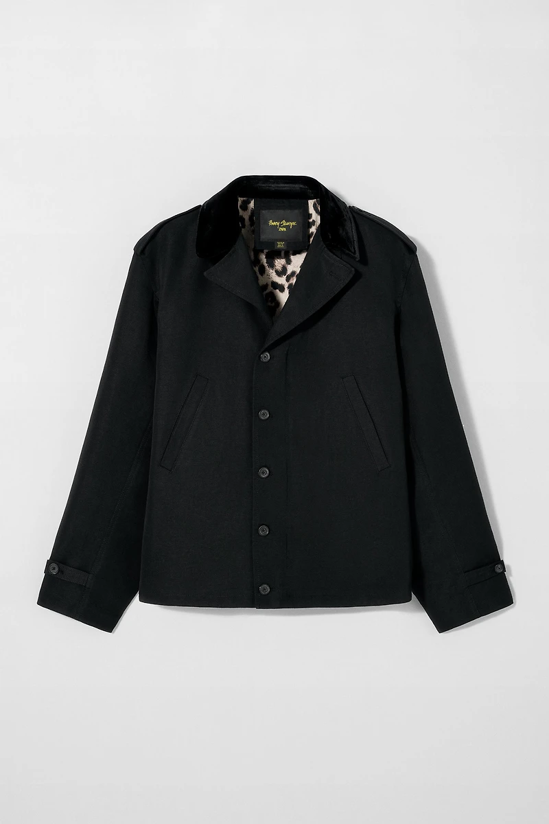 COTTON-LINEN JACKET BOBBY GILLESPIE X ZARA