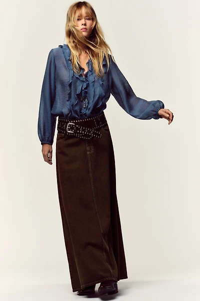 RUFFLED BLOUSE