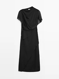 Midi dress with hood detail - STUDIO