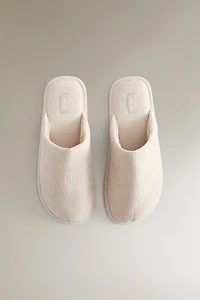 VELVET MULE SLIPPERS