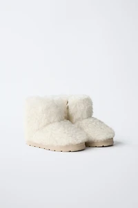 FAUX FUR SNOW BOOTS