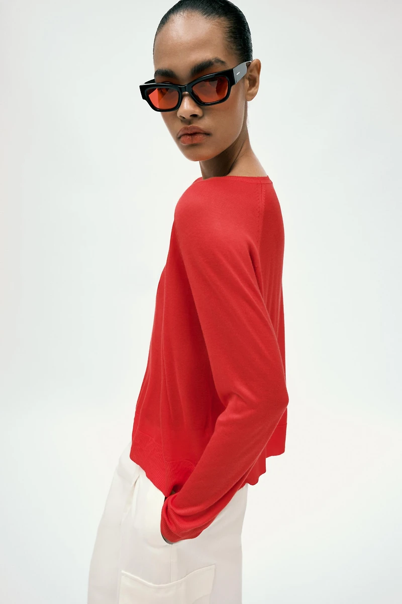 BASIC FINE KNIT JUMPER