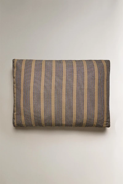 STRIPED BENCH BACK CUSHION