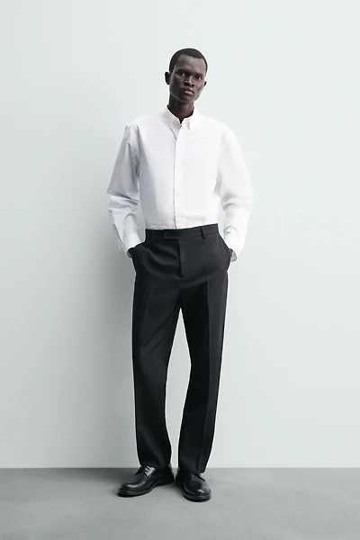CHEMISE REGULAR FIT EN POPELINE