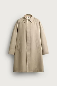 LONG RELAXED FIT TRENCH COAT