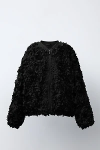 FLORAL BOMBER JACKET