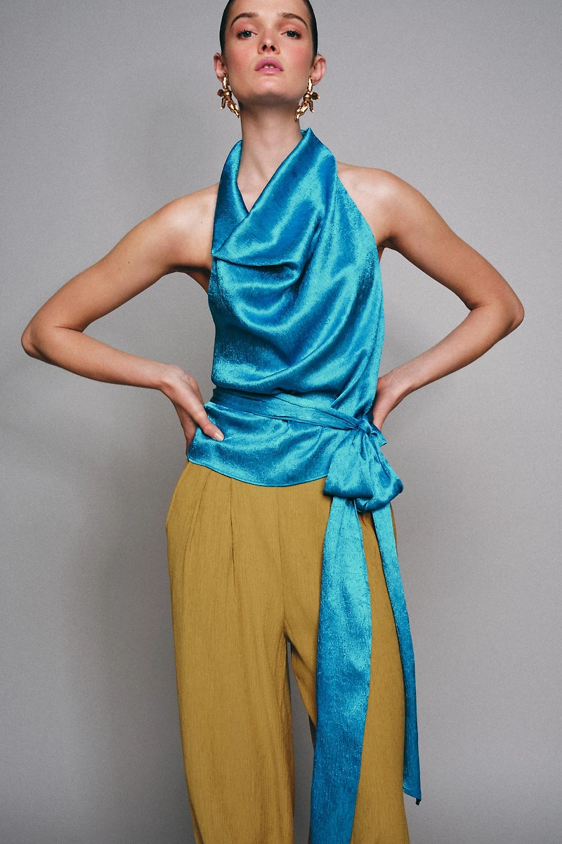 BOW BALLOON PANTS