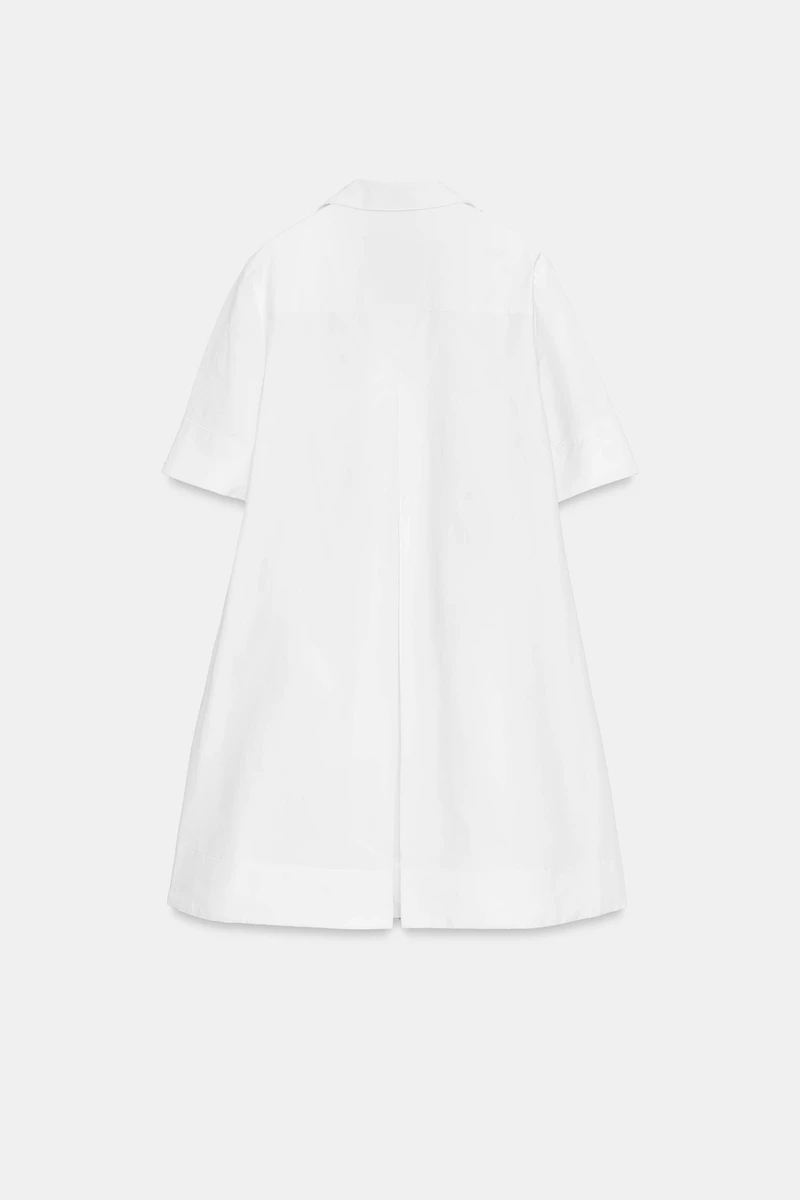 ZW COLLECTION SHORT SLEEVE SHIRT DRESS
