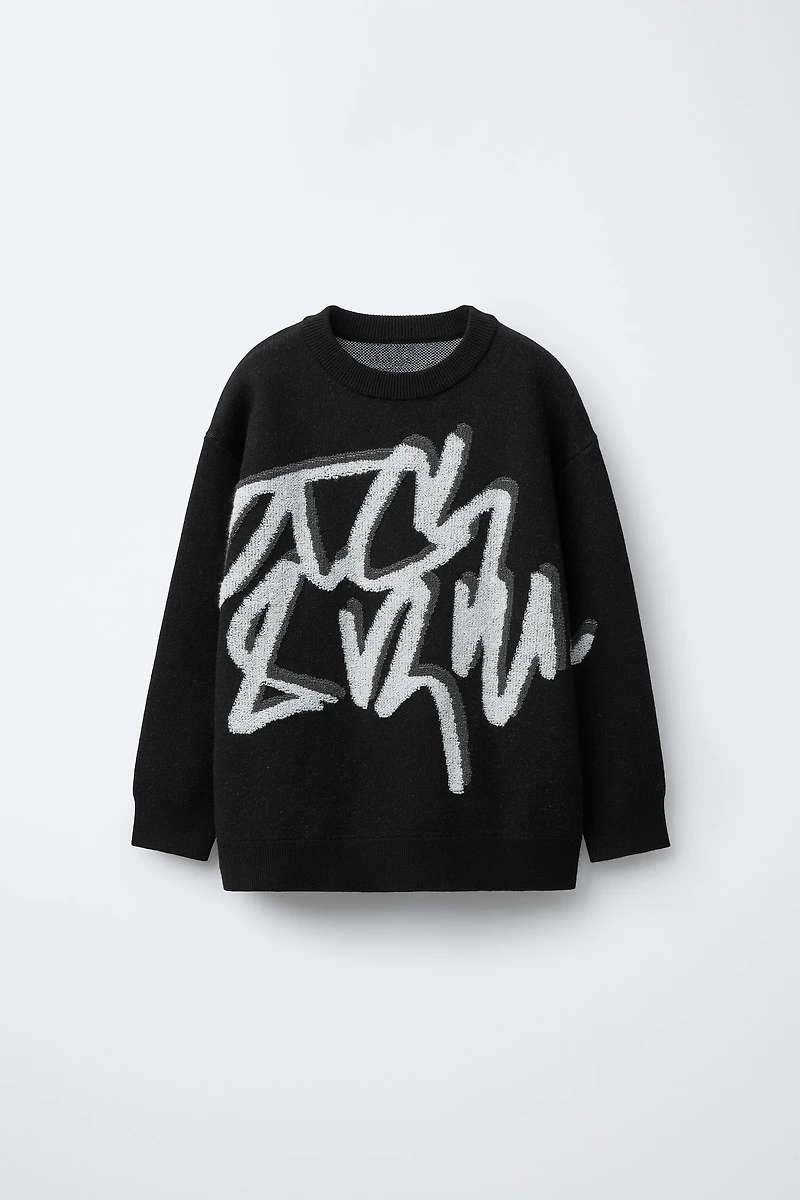 GRAFFITI KNIT JUMPER
