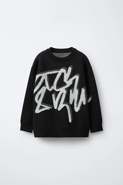 GRAFFITI KNIT JUMPER