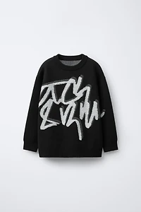 GRAFFITI KNIT JUMPER