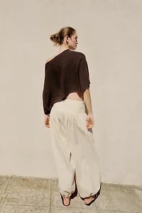 CROPPED CAPE JUMPER