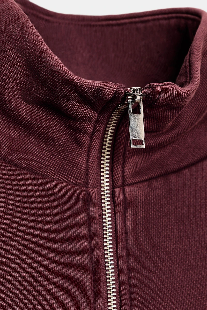 WASHED FLEECE JACKET