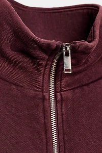 WASHED FLEECE JACKET