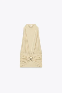 TOP EN POLYAMIDE PLIS SOLEIL